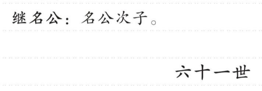 继名公 的版面片段