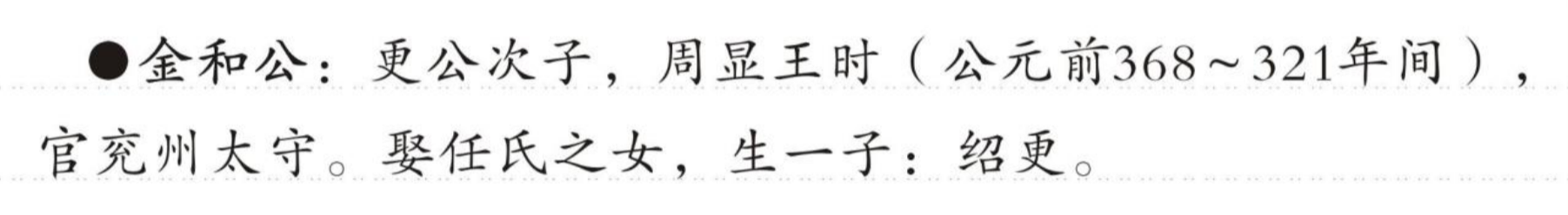 金和公 的版面片段