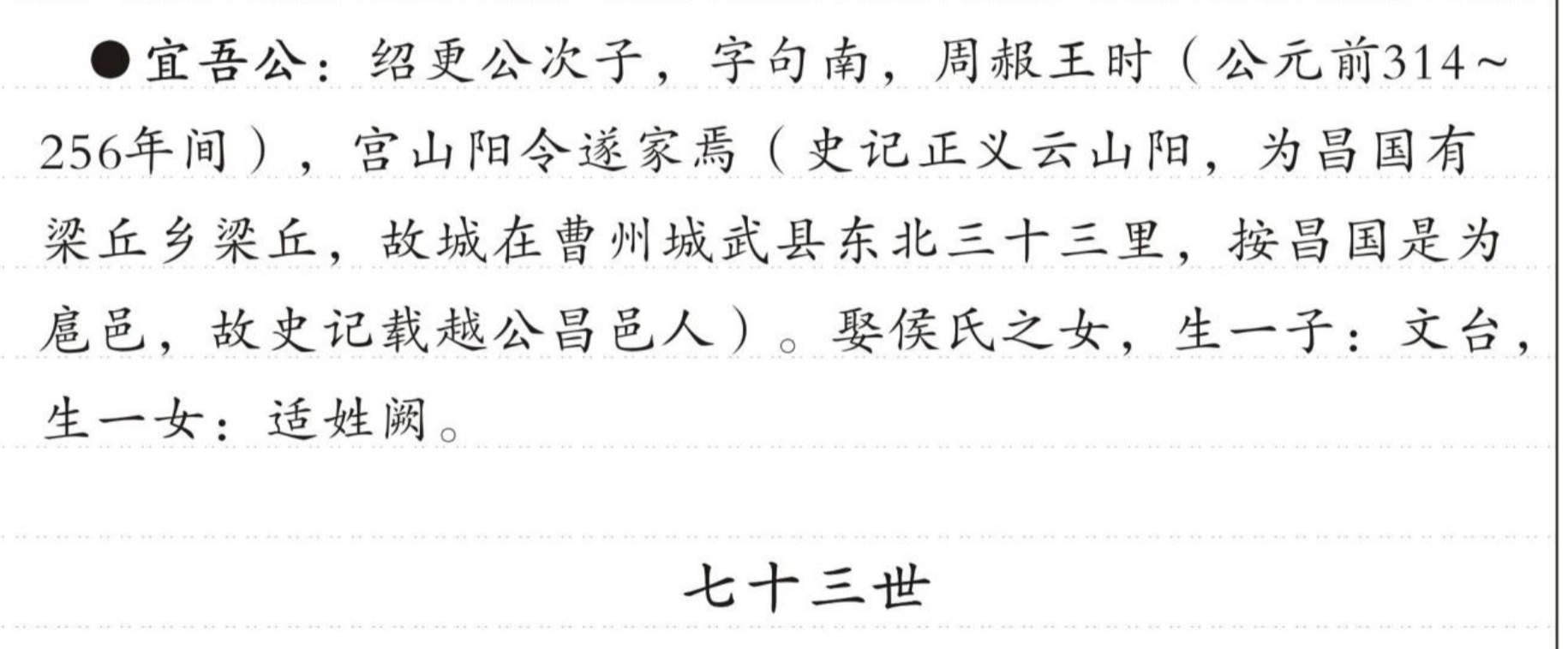 宜吾公 的版面片段