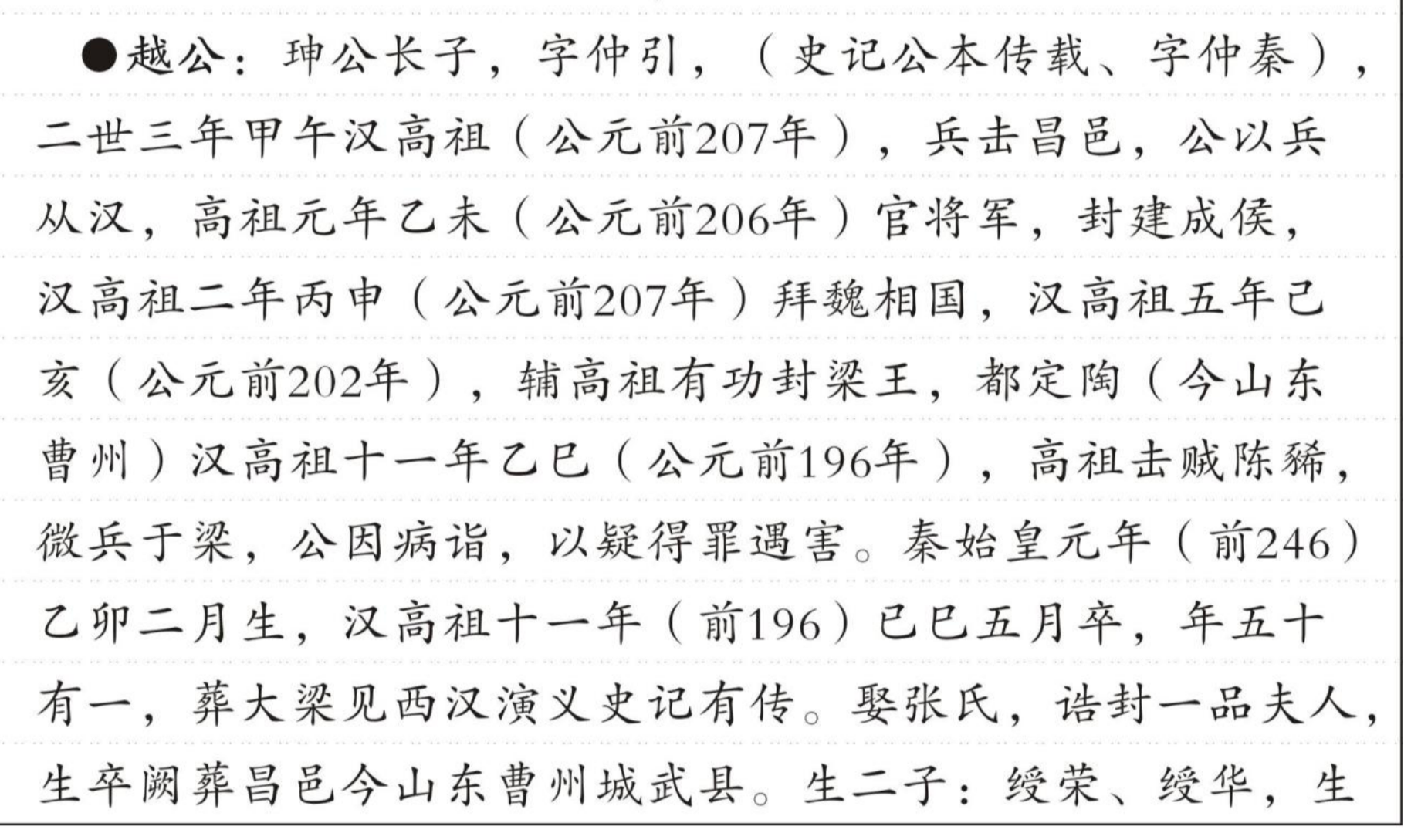 越公 的版面片段