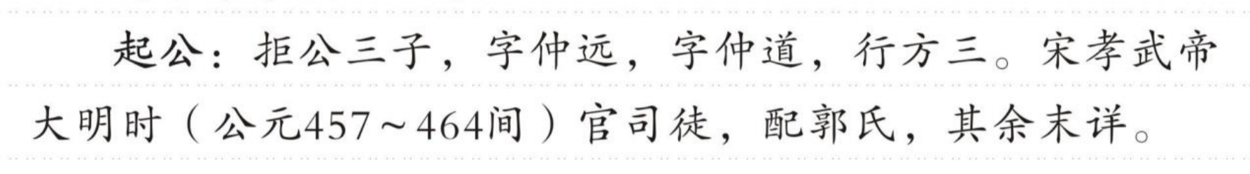 起公 的版面片段
